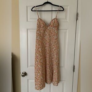 Floral removable Spaghetti Strap Dress